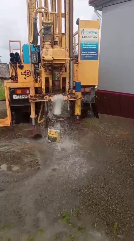 Прокачка скважины до чистой воды